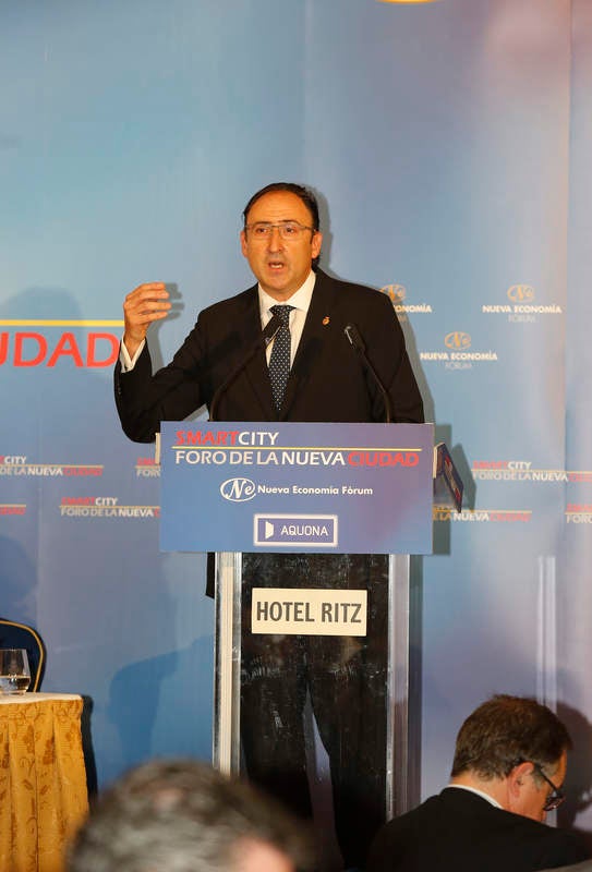 El alcalde de Palencia, Alfonso Polanco, participa en el foro Smart City en el Ritz de Madrid