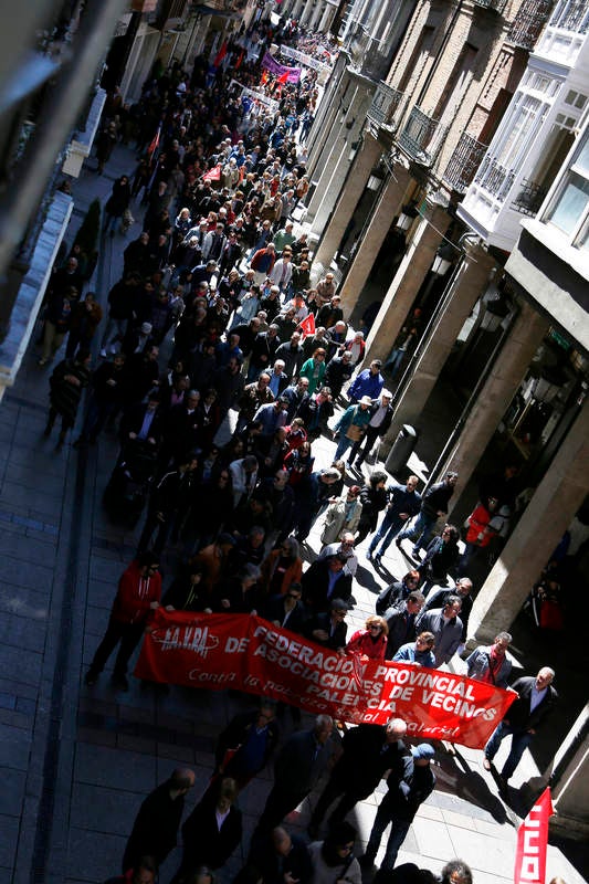 Manifestación del Primero de Mayo en Palencia