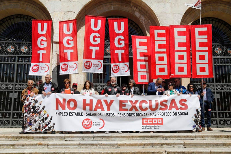Manifestación del Primero de Mayo en Palencia