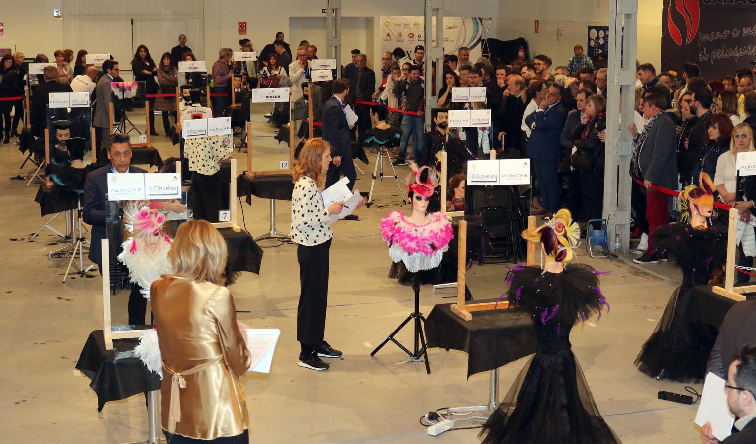 Campeonato Nacional de Peluquería celebrado en el LAVA de Valladolid