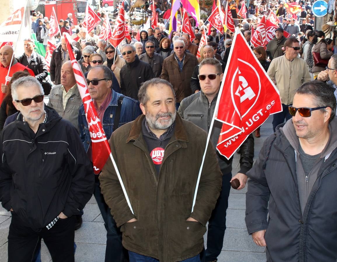 Manifestación del Primero de Mayo en Segovia