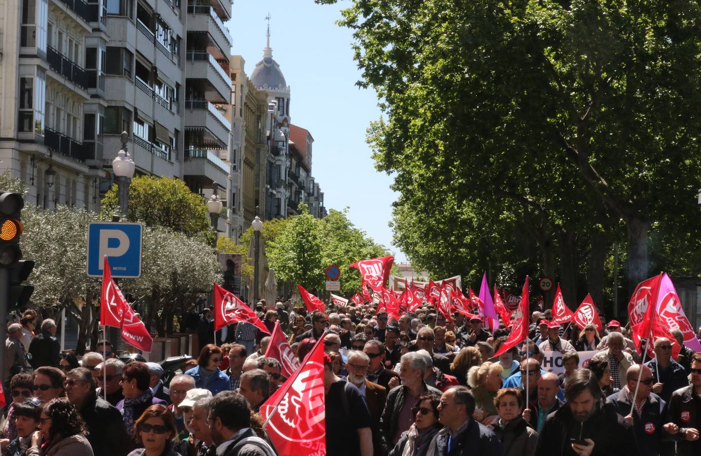 Manifestación del Primero de Mayo en Valladolid