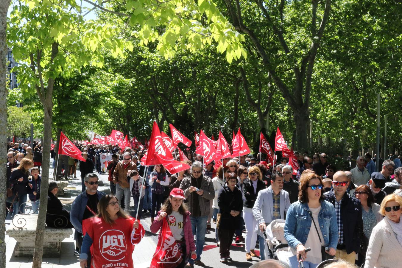 Manifestación del Primero de Mayo en Valladolid