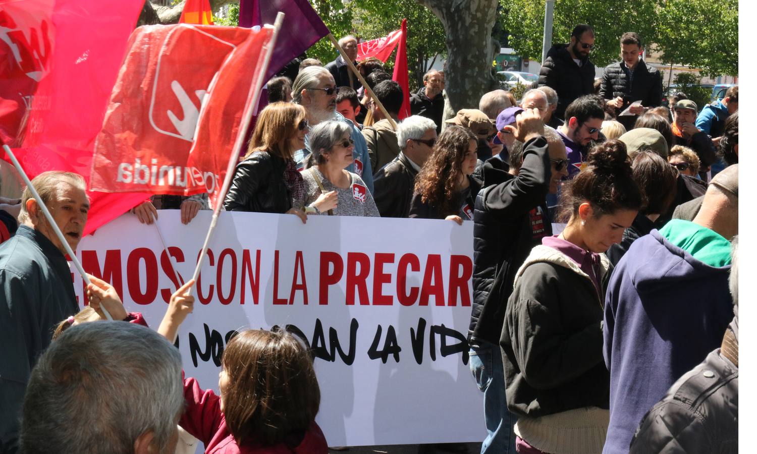 Manifestación del Primero de Mayo en Valladolid