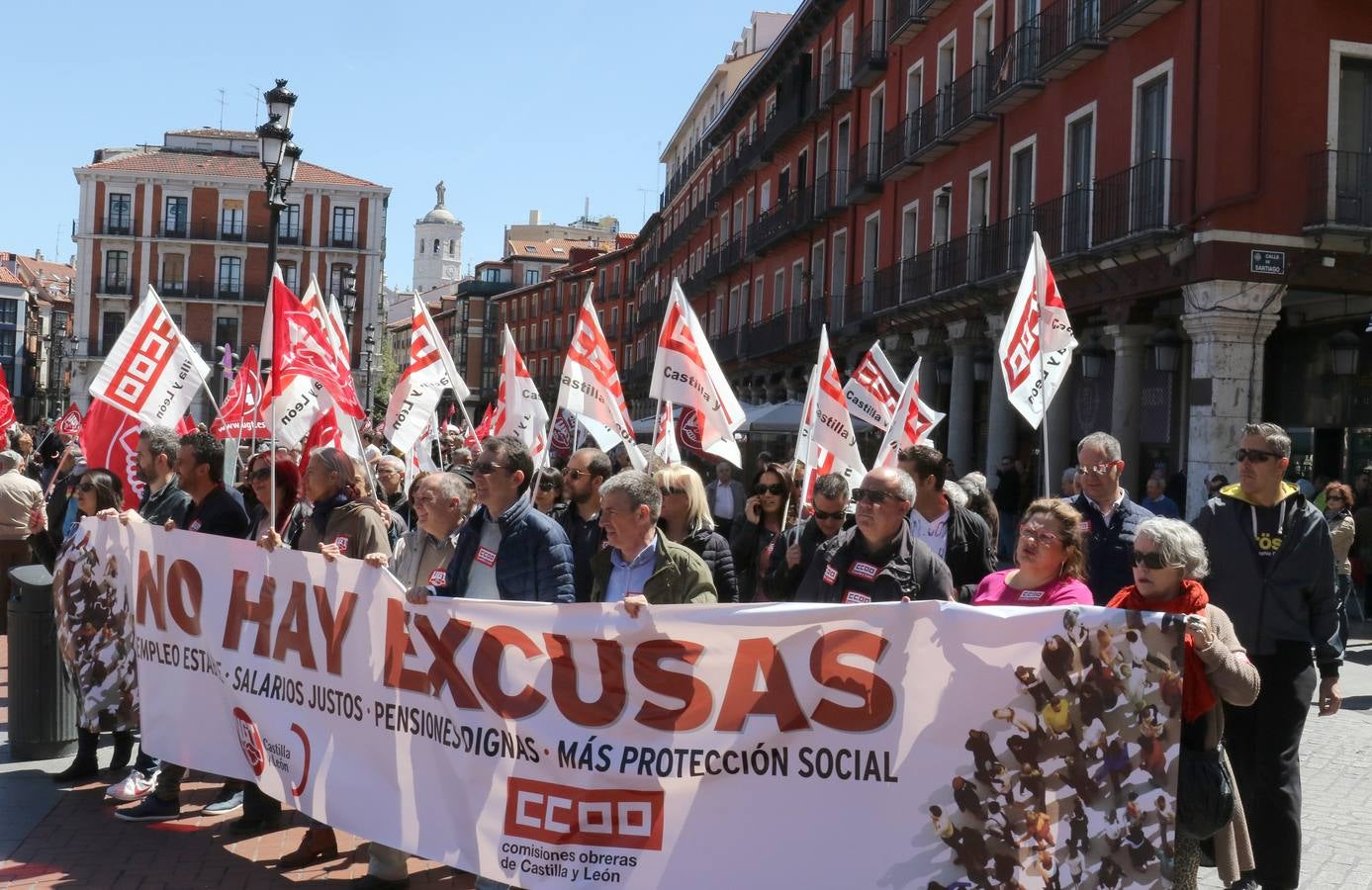 Manifestación del Primero de Mayo en Valladolid