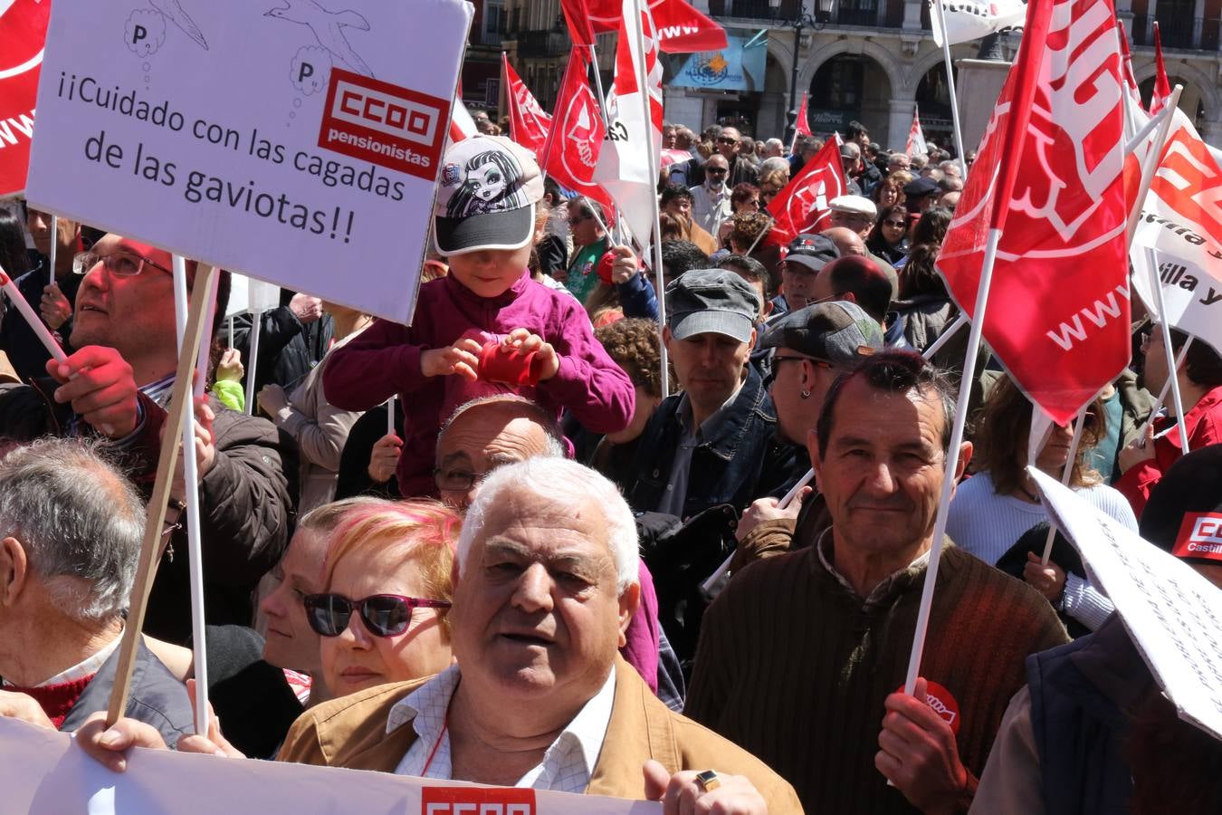 Manifestación del Primero de Mayo en Valladolid