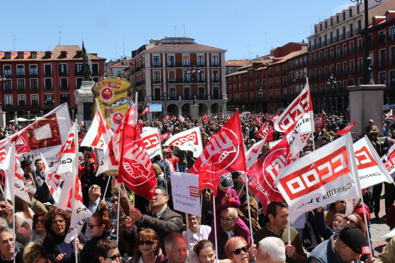 Manifestación del Primero de Mayo en Valladolid