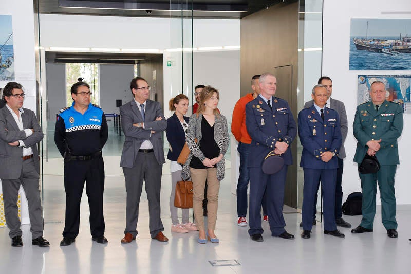 Inauguración de la exposición &#039;Misión Atalanta: La lucha contra la piratería en el Índico&#039; en el Centro Cultural Lecrác de Palencia