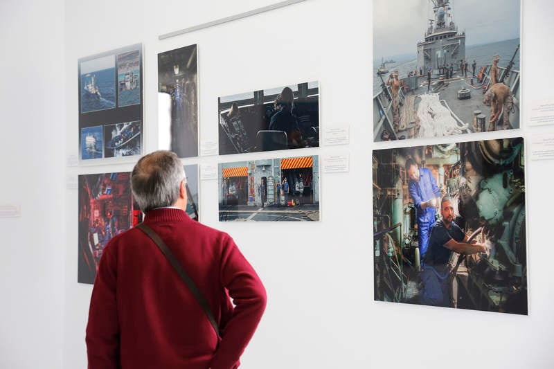 Inauguración de la exposición &#039;Misión Atalanta: La lucha contra la piratería en el Índico&#039; en el Centro Cultural Lecrác de Palencia