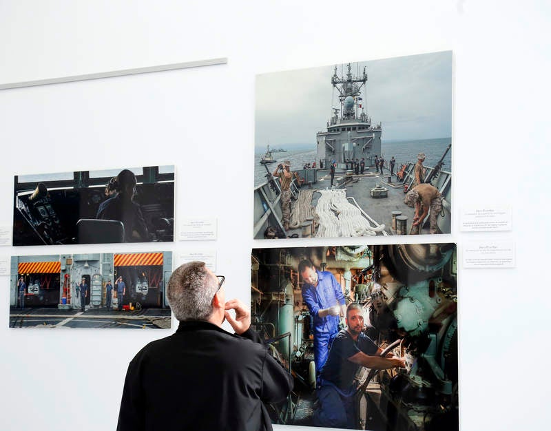 Inauguración de la exposición &#039;Misión Atalanta: La lucha contra la piratería en el Índico&#039; en el Centro Cultural Lecrác de Palencia