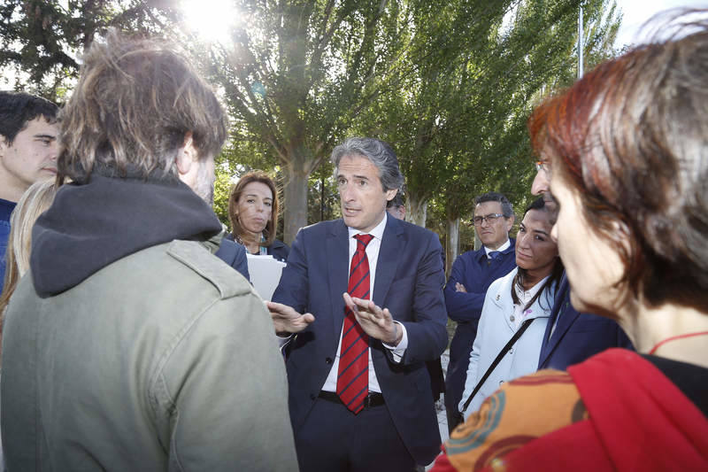 Visita del ministro de Fomento, Íñigo de la Serna, a Palencia