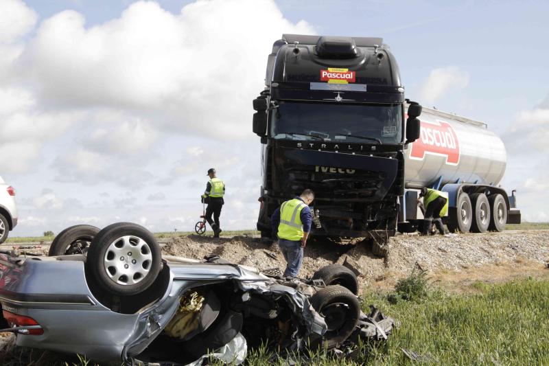 Accidente mortal en Cuéllar