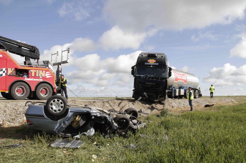 Accidente mortal en Cuéllar