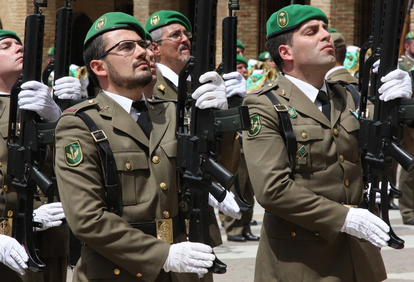 Paredes de Nava rinde honores a las Fuerzas Armadas (1/2)