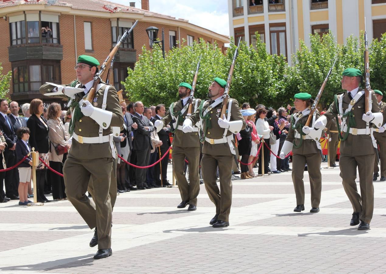 Paredes de Nava rinde honores a las Fuerzas Armadas (1/2)