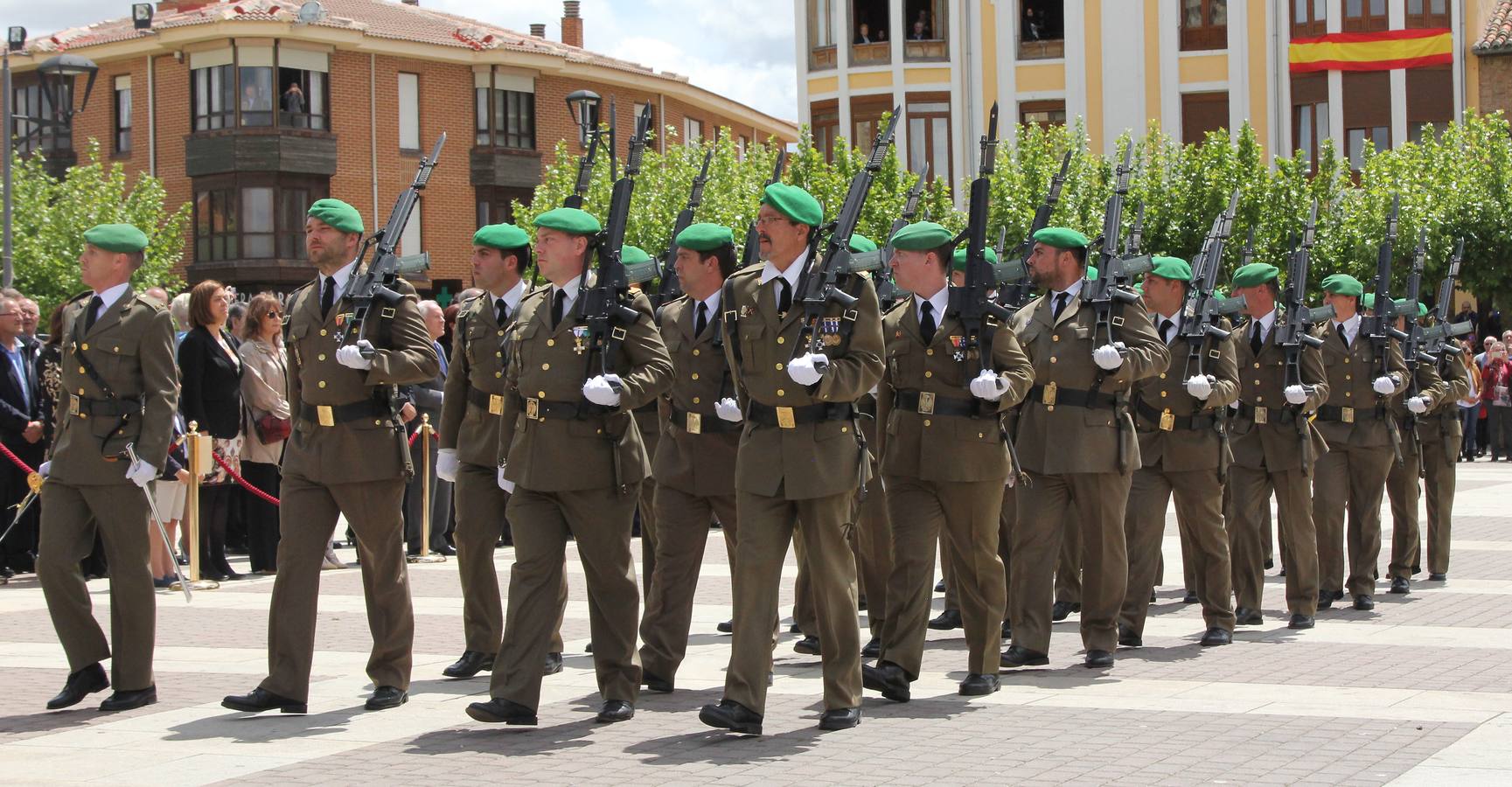 Paredes de Nava rinde honores a las Fuerzas Armadas (1/2)