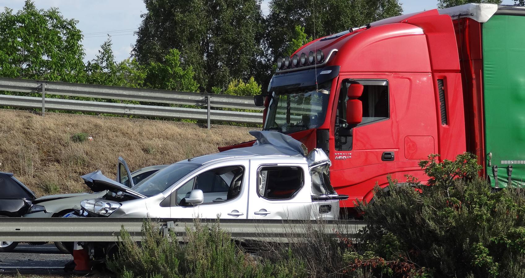 Accidente mortal en la A-62 a la altura de Cabezón de Pisuerga