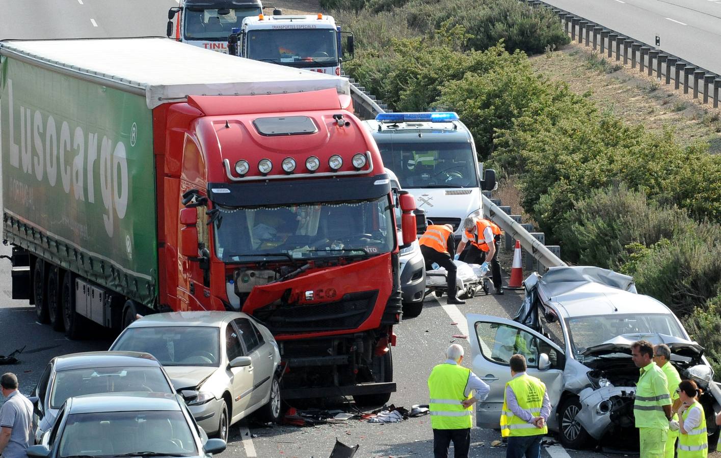 Accidente mortal en la A-62 a la altura de Cabezón de Pisuerga