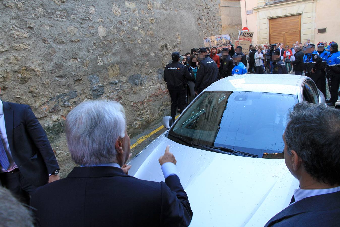 Felipe González visita Segovia