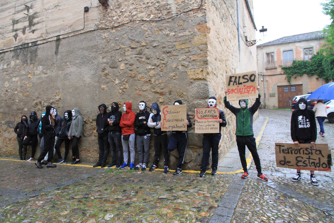 Felipe González visita Segovia