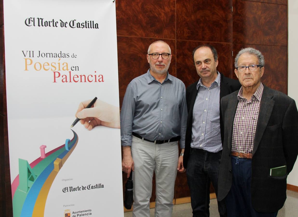 Fermín Herreros, en los VII Encuentros con la Poesía de El Norte de Castilla en Palencia