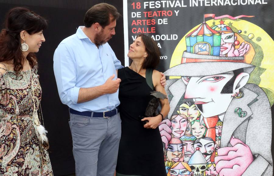 Entrega de premios en el Festival de Teatro de Calle 2017