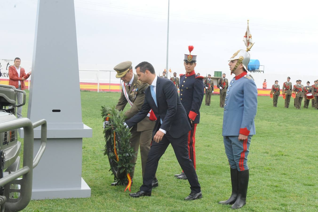 Jura de bandera de civiles en Serrada (Valladolid)