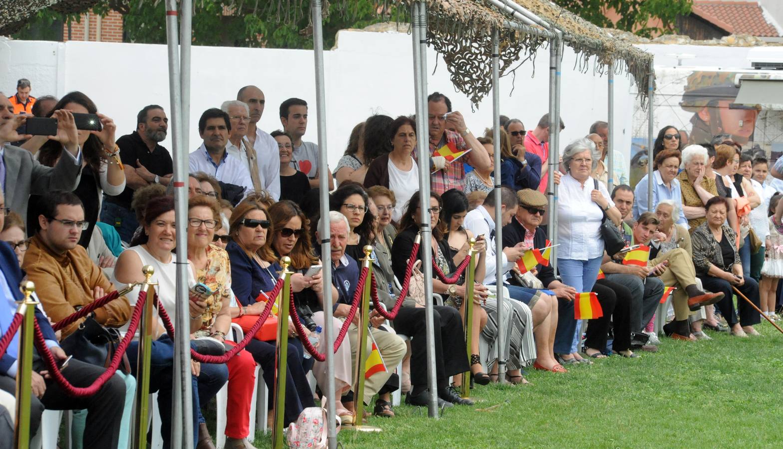 Jura de bandera de civiles en Serrada (Valladolid)