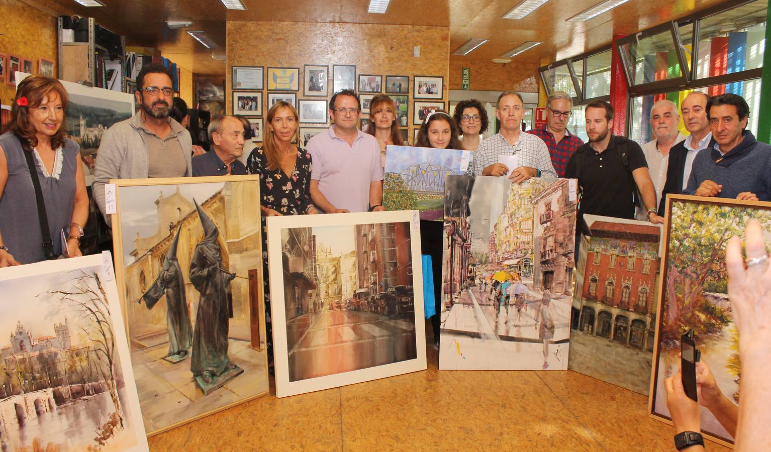 Entrega de premios del Certamen de Pintura Rápida Ciudad de Palencia