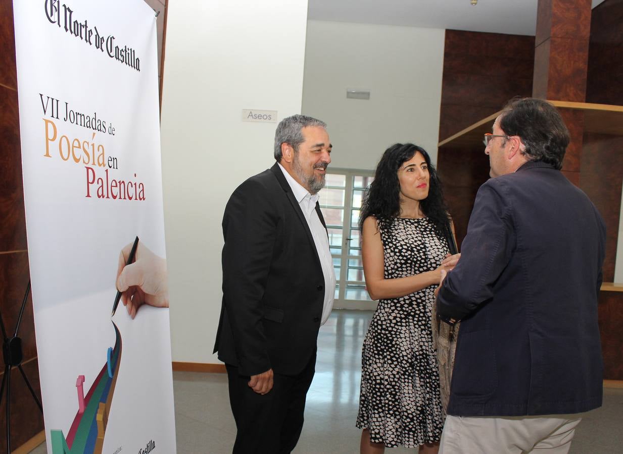 Raquel Lanseros, en los Encuentros de Poesía de El Norte de Castilla en Palencia