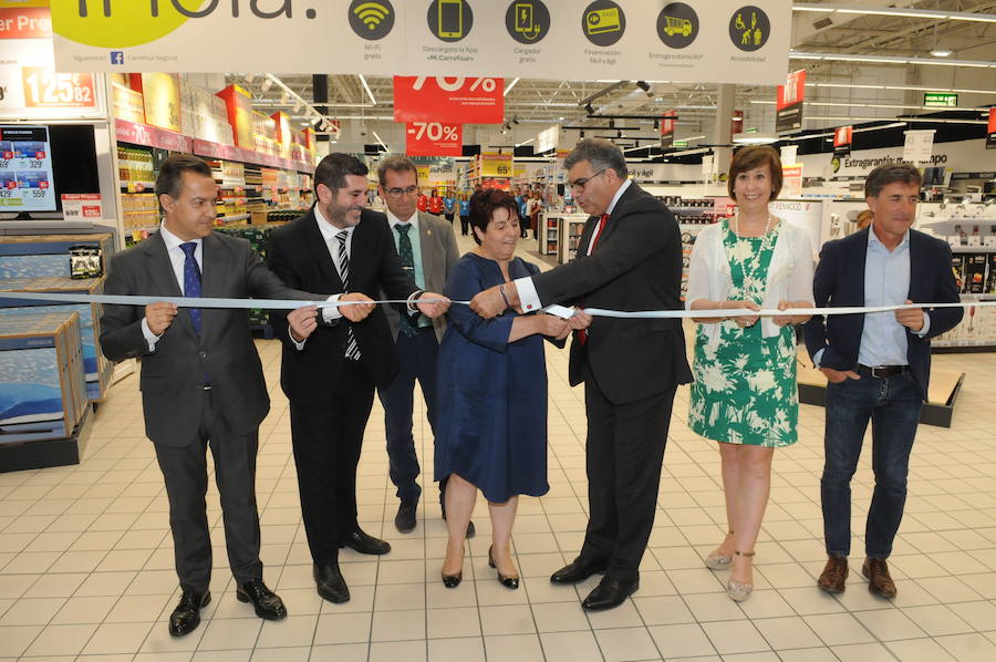 Inauguración de Carrefour en  Segovia