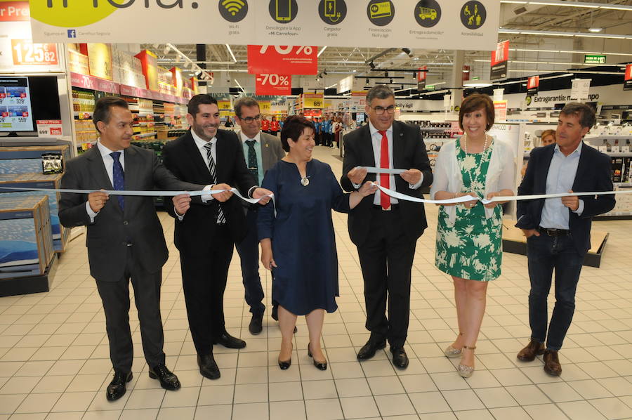 Inauguración de Carrefour en  Segovia