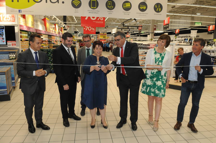 Inauguración de Carrefour en  Segovia