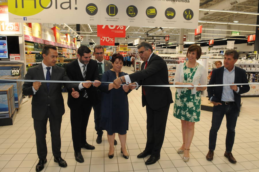Inauguración de Carrefour en  Segovia