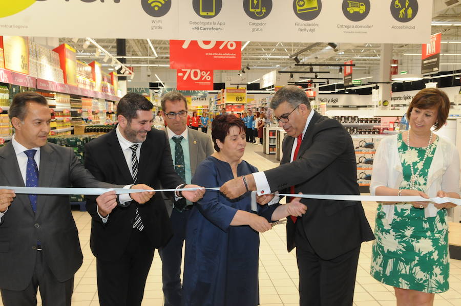 Inauguración de Carrefour en  Segovia