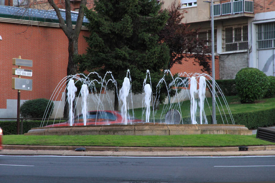 La fuente de Santo Tomás, a pleno rendimiento