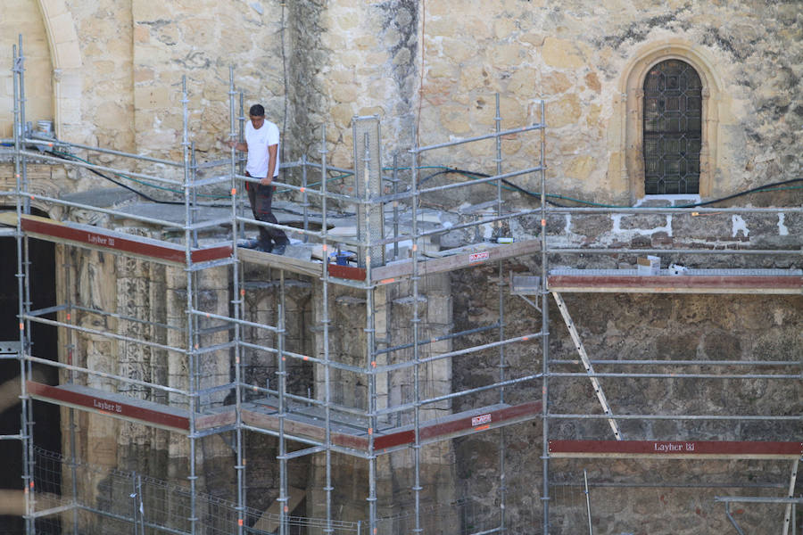 Obras en el Monasterio de Santa María del Parral de Segovia