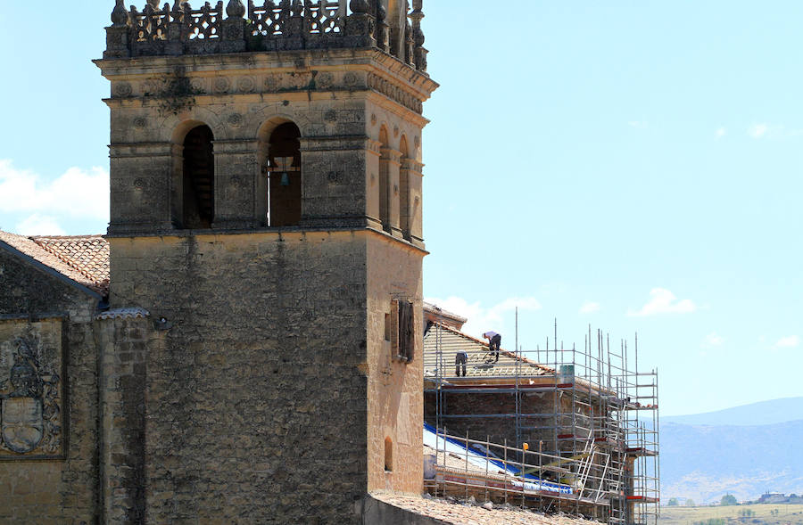 Obras en el Monasterio de Santa María del Parral de Segovia