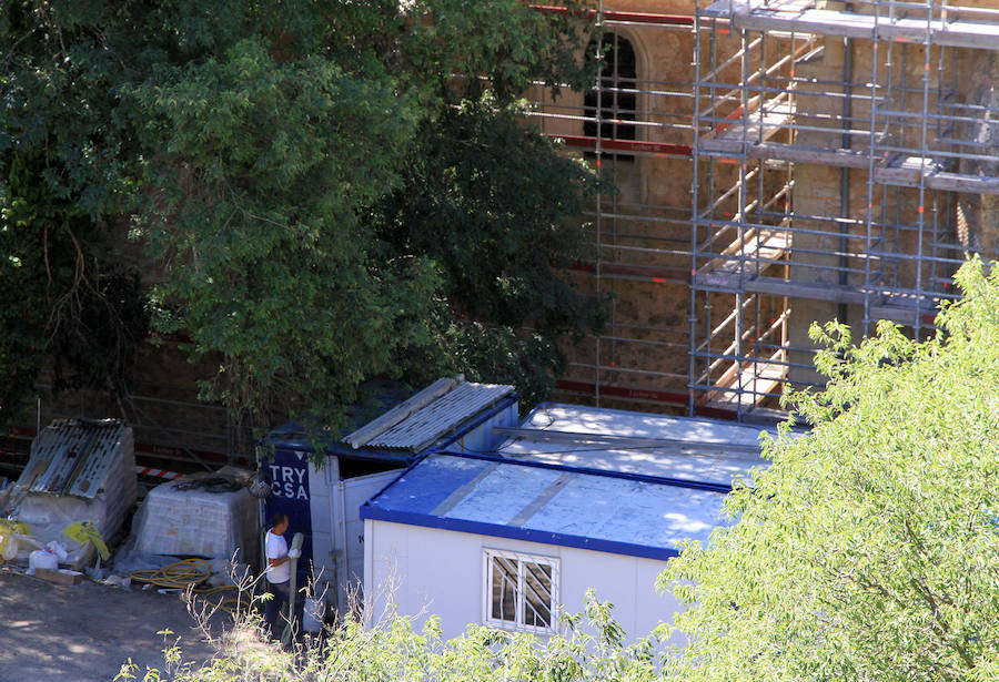 Obras en el Monasterio de Santa María del Parral de Segovia