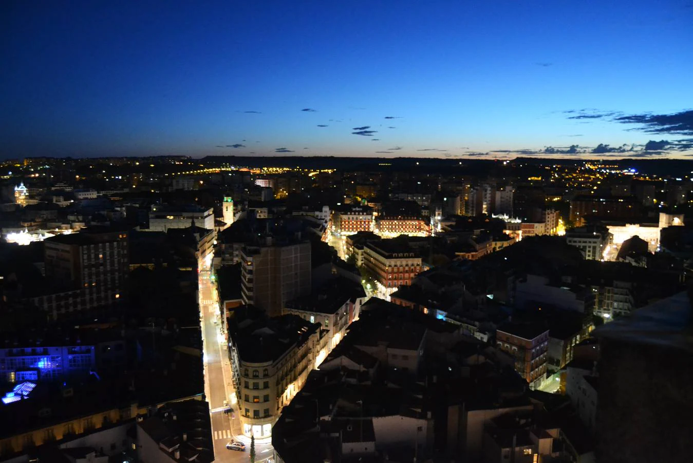 Visita a la torre de la Catedral de noche