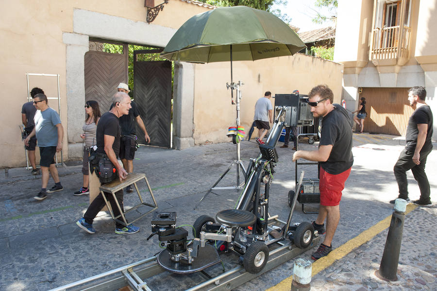 Rodaje de la serie &#039;Gigantes&#039; en Segovia con Daniel Grao