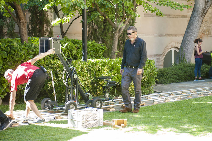 Rodaje de la serie &#039;Gigantes&#039; en Segovia con Daniel Grao