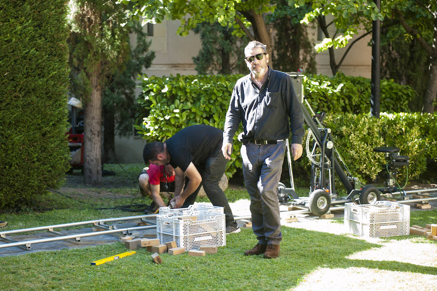 Rodaje de la serie &#039;Gigantes&#039; en Segovia con Daniel Grao