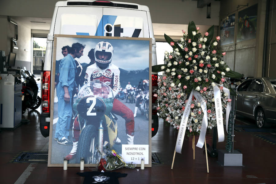 Varias localidades españolas han querido darle el último adiós al trece veces campeón del mundo de motociclismo.