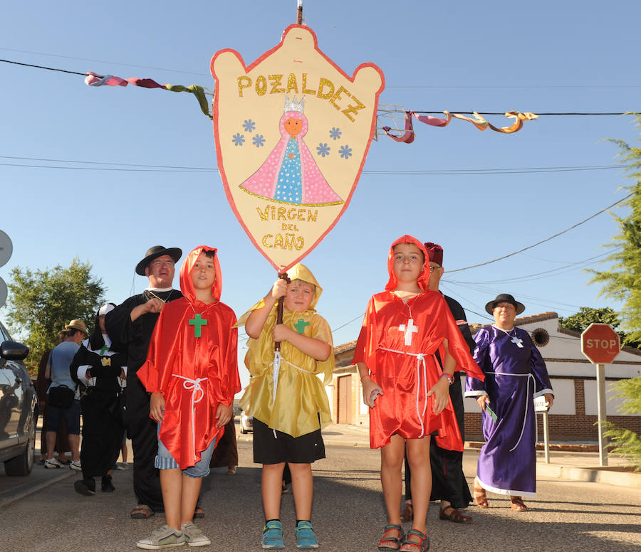 Desfile de la recreación histórica de 1790 en Pozaldez en &#039;El Caño se viste de época&#039;