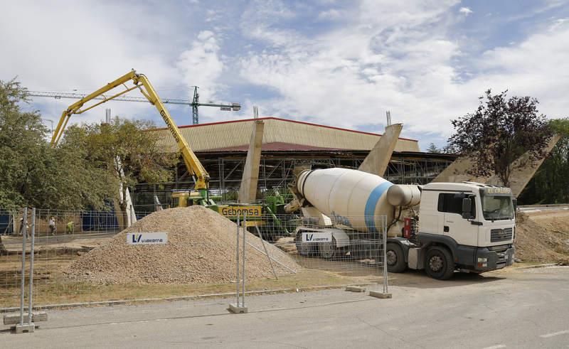 Cómo van las obras en el pabellón de deportes