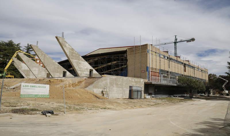 Cómo van las obras en el pabellón de deportes