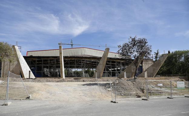 Obras del Pabellón Marta Domínguez.