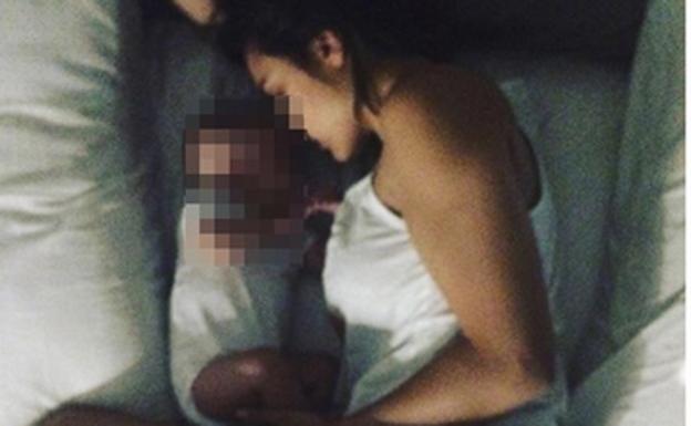 Megan Montaner publica una tierna fotografía con su primer hijo