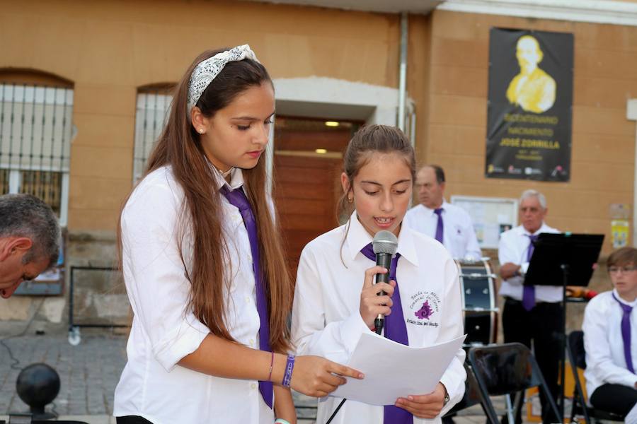 La Banda de Música de la Asociación Cultural Juvenil Baltanasiega rinde homenaje al poeta con una animada velada en Torquemada